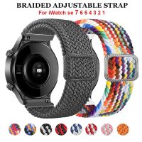 20mm 22mm Braided band For Samsung Galaxy Watch 3 45mm/46mm/42mm Active 2 Gear S3 Nylon Loop Bracelet Huawei GT 2 2e pro strap Straps