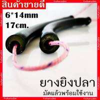 ยาง6มิล มัดสำเร็จ (6*14mm.) ยาว 17 cm. พร้อมใช้งาน