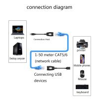 USB to RJ45 Male/Female Extender USB 2.0 Extension Ethernet Network Extender Adapter for Cat5/RJ45/Cat6 Patch Cord  USB Network Adapters