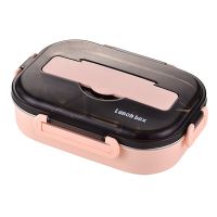 High-Grade Stainless Steel Liner Lunch Containers for School and Work Lunch Box Multi Compartment Bento Container