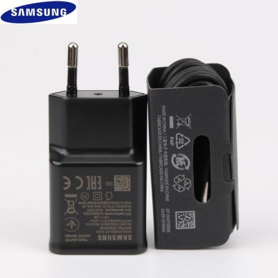 อะแดปเตอร์แปลงไฟ USB Samsung Galaxy ที่ชาร์จความเร็วสูง,สายเคเบิล9V1.67A ชาร์จเร็วชนิด C สำหรับ S10 S8 S9 S20 Note 10 20 Plus