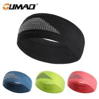 hot【DT】 Headband Sweatband Gym Cycling Tennis Basketball Compression Sweat Absorption Bandage Hair Band Men