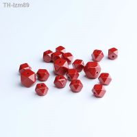 ? ของขวัญ DIY ของขวัญเครื่องประดับ Imperial sand cinnabar thousand surface edge oblate rosary beads insulation stripes hand string DingZhu accessories