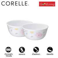 Corelle Elegant City ชามอาหาร ชามแก้ว ขนาด 6.4 นิ้ว (15.5 cm.) จำนวน 2 ชิ้น [C-03-428-EC-2]