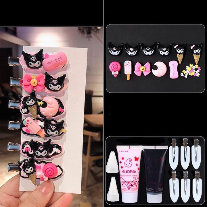 พร้อมส่ง-กิ๊บติดผม-ประดิษฐ์-diy-กิ๊บติดผมทำเอง-น่ารักเว่อร์