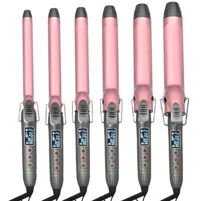 【CC】 Electric Hair Curler Lcd Curling Iron Curls Wand Waver Fashion Styling Tools