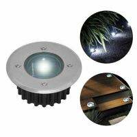 ☬ Waterproof Led Light Garden Underground Ip44 Outdoor Buried Garden Path Spot Recessed Inground Lighting Solar Deck Light