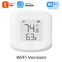 【‘= Tuya Zigbee 3.0 Temperature Humidity Sensor Smart Home Automation Wifi Indoor Thermometer LCD Display Works With Alexa Google