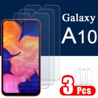 3Pcs ป้องกันกระจกแบบเต็มหน้าจอสำหรับ Samsung Galaxy A10 A10s M10 A10e ฟิล์มกระจกนิรภัย Sansung 10a ความละเอียดสูง