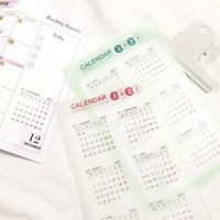 2023 Calendar 2024 Transparent Calendar Sticker Schedule Label Sticker Annual Calendar Stickers Multi-function Notebook Sticker Stickers  Labels