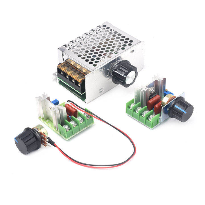 2000/4000W SCR High Power 220V AC Motor Speed Regulator Module Dimming
