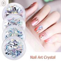 CENPAI ตกแต่งศิลปะเล็บแก้ว3D แวว Rhinestone ส้นแบน DIY ศิลปะเล็บศิลปะเล็บคริสตัลอุปกรณ์ทำเล็บมือ