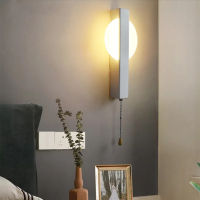 LED Wall Lamp 180° Rotatable Adjustable Light Angle Indoor Simple Light Fixture Bedroom Bedside Wall Light