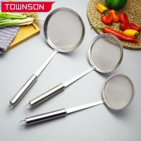 【LZ】☊✜  Kitchen Filter Spoon Hot Pot Filter Stainless Steel Fine Mesh Oil Pot Strainer Ladle Skimmer Oval Fine Mesh Kitchen Accessories