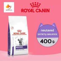 Royal Canin neutered satiety balance โรยัล คานิน อาหารแมว ทำหมัน ตัวผู้ และ ตัวเมีย 400 g