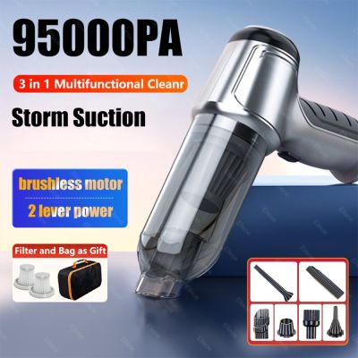 【hot】卍▩  95000pa Car Cleaner Powerful Handheld Cleaning Machine Air Appliance