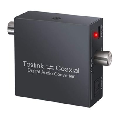 Bi-Directional Coaxial Converter,Optical SPDIF Toslink to Coaxial Toslink and Coaxial to Optical SPDIF Toslink Converter