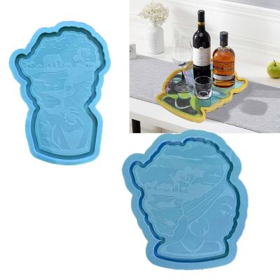 Epoxy Molds for Shape Trays and Coasters DIY Ornaments Silicone Resin Molds Craft Tools for Home Decoration