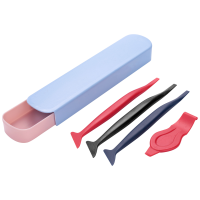 Vehicle Vinyl Application Tool Kit Edged Fold Squeegee Flexible Micro-Squeegee Curved Slot Tint Tool Set Different Hardness For Installing Auto Wraps And Car Stickers