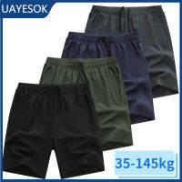 UAYESOK-?READY STOCK?กางเกงขาสั้นผู้ชายฤดูร้อนสั้นกางเกงกีฬาขาสั้นชายหาดสบาย ๆ