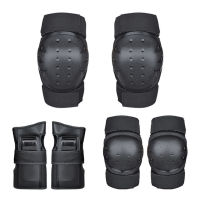 LOCLE 6pcsSet Adult Child Protective Set Knee Pads Elbow Pads Wrist Protector Protection for Scooter Cycling Roller Skating