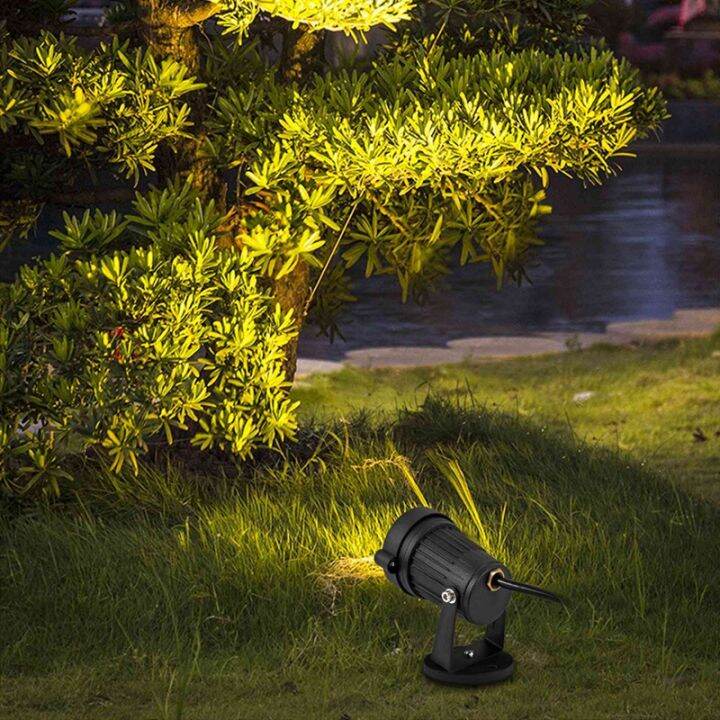 cob-3w-12v-led-lawn-light-waterproof-led-spotlight-garden-garden-light-outdoor-spotlight-no-pillars-warm-colors