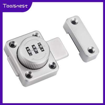 Toolsnest กุญแจกลล็อคล็อคบานพับแบบหมุนได้ตัวล็อคลูกเบี้ยวลำดับการกดล็อคลิ้นชักล็อคกลอนประตูสำหรับกลางแจ้ง