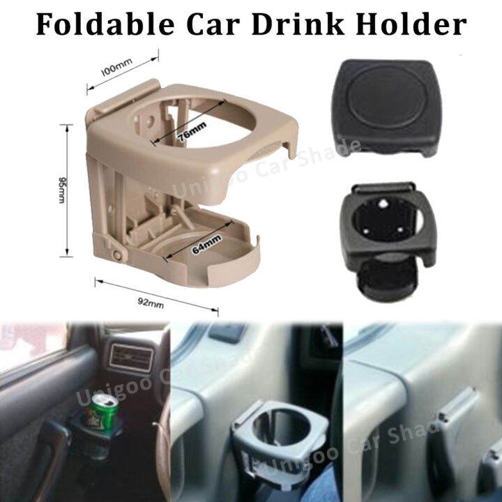 Universal Foldable Car Drink Holder Armrest Console Box Car Door Cup ...