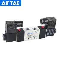 New AirTac 4V Series Pneumatic Control Parts 5/2 Port Doubol Coil Solenoid Valve 4V220-06/4V220-08 Valves