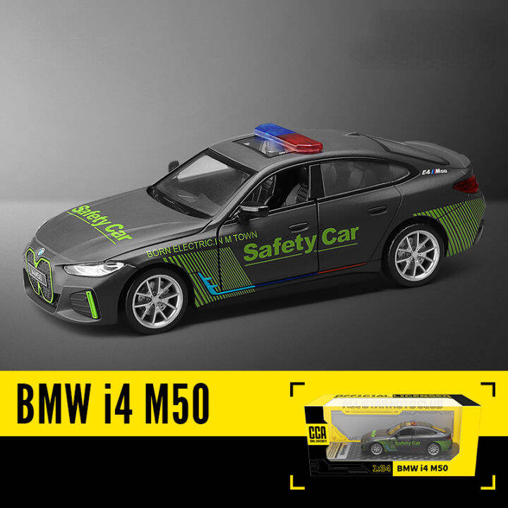 1-34-bmw-โมเดลรถโลหะผสม-i4-m50และเสียงประกอบรถ-diecast-ของเล่นสำหรับเด็กผู้ชายของขวัญวันเกิดคอลเลกชันรถ-kids-toys