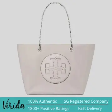 Tory Burch Perry Fil Coupe Triple Compartment Tote Bag Authentic