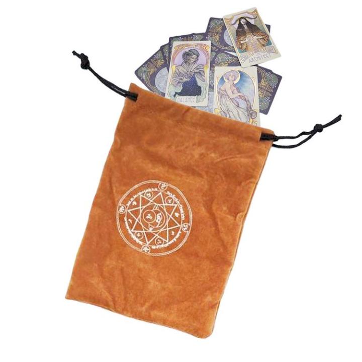 tarot-bag-moon-star-พิมพ์-oracle-cards-bag-velvet-storage-pouch-with-drawstrings-สำหรับผู้ที่ชื่นชอบไพ่ทาโรต์-กระเป๋ากำมะหยี่ขนาดเล็กสำหรับไพ่ทาโรต์-runes-dice-storage