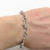 COD SDGREYRTYT Small Wire Brambles Iron Unisex Choker Bracelet Women Hip-hop Gothic Punk Style Barbed Wire Little Thorns Bracelet Choker Gifts