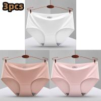 2023 Korean Everyday Hot Sale Seamless Briefs Underwear Women Panties Traceless Raw-Cut Sexy Lingerie Hipster Briefs Intimate