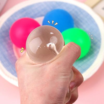 【LZ】◙ஐ  Maltose Decompression Ball Cross Border Decompression Toy Vent Crystal Ball Slow Rebound Pinch Elastic Ball Stress Reliever Toy