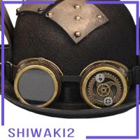 [shiwaki2] หมวกแจ๊ส เครื่องแต่งกาย สีดํา สไตล์พังก์TH