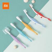 5Pcs Xiaomi แปรงสีฟันสำหรับเด็ก รูปไดโนเสาร์น่ารัก เด็กผู้ชาย เด็กผู้หญิง เด็ก ทันตกรรม Care แปรงสีฟัน สุขอนามัยในช่องปาก แปรงสีฟันขนนุ่ม