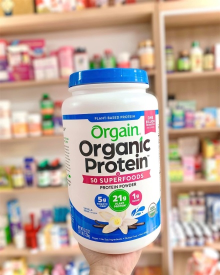 Bột protein hữu cơ orgain organic protein - hộp 1,22kg - eds hàng mỹ - ảnh sản phẩm 5