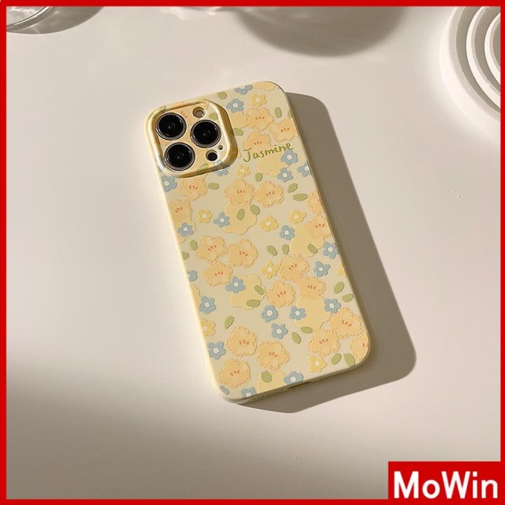 mowin-เข้ากันได้สำหรับ-เคสไอโฟน-เคสไอโฟน11-เคส-สำหรับ-iphone-14-เคสไอโฟนครีมเคสนิ่มเคลือบมัน-กันกระแทกฝาครอบกล้องป้องกันภาพวาดส