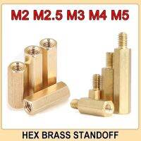 M2 M2.5 M3 M4 M5 Hexagonal Copper Standoff for PCB Circuit Boards and Computer Motherboards Threaded Support Pillars Screw Bolt Nails Screws Fasteners