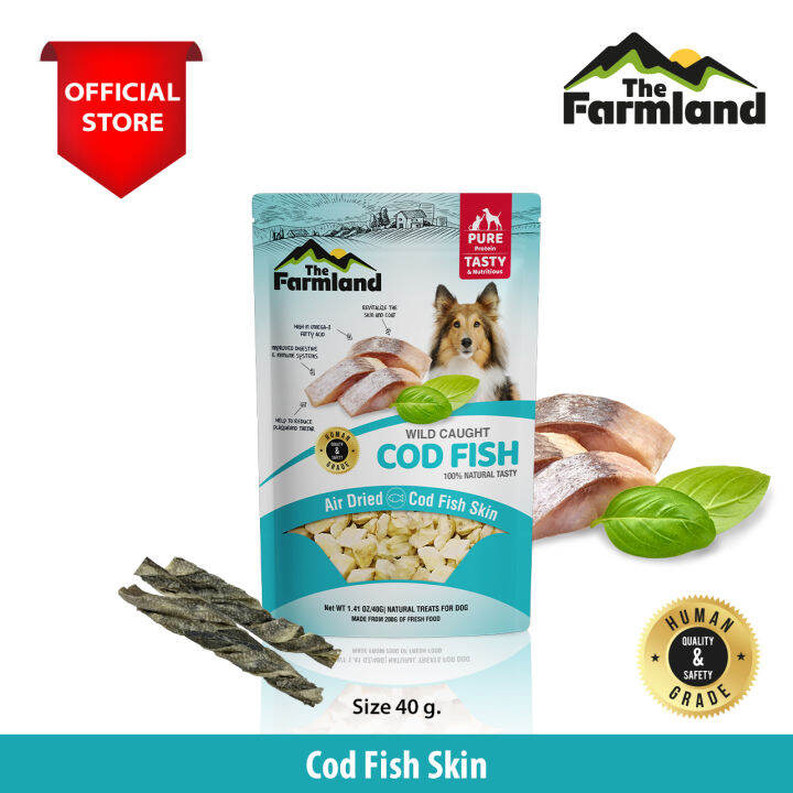 The Farmland Air Dried COD Fish Skin Lazada PH