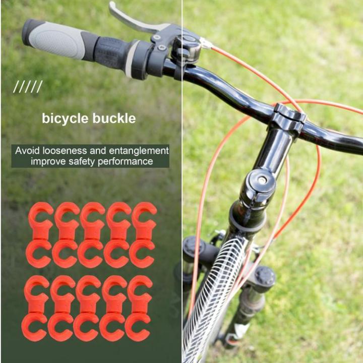 bike-brake-cable-clips-10pcs-shifter-line-cable-clips-for-bike-cycling-accessory-cable-management-for-city-bike-mountain-bike-mtb-bike-fixed-gear-bike-good