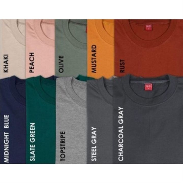 YALEX Red Label Plain T Shirts Special Colors 2 | Lazada PH