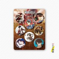 【CC】 8pcs/set Cartoon Badges Anime Brooch Pins Collection Backpacks Decoration