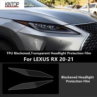 For LEXUS RX 20-21 TPU Blackened,Transparent Headlight Protective Film, Headlight Protection,Film Modification