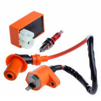 MLE Racingคอยล์ติดไฟCDI + Ignition Coil + หัวเทียนสำหรับGY6 50cc 125cc 150cc