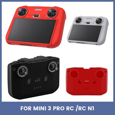 ”【；【-= Silicone Case For Mini 3 Pro Sleeve Scratchproof Protection Cover Sunshade For DJI RC/RC N1 Remote Control Accessories