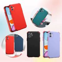 {พร้​อมส่งในไทย}Y21(2021)​เคสTPUนิ่มสีพื้นกันมุมVivo Y21(2021)