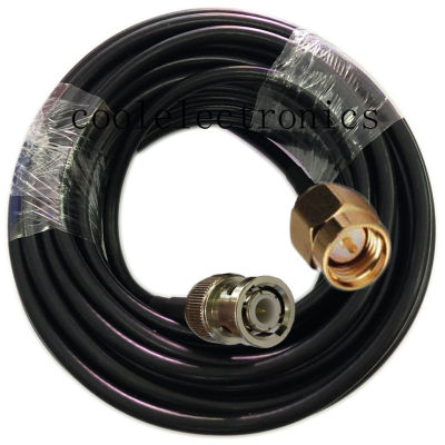 SMA Male Plug to BNC Male Connector RG58 50-3 RF Coax Coaxial Wires Cable 50ohm 50cm 1/2/3/5/10/15/20/30m