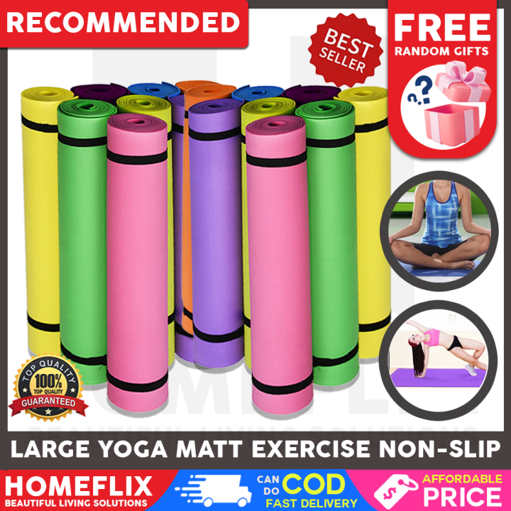 Homeflix Yoga Mat work out mat Exercise Yoga mat, nonslip, exercise